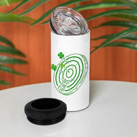 Dirty Humor Dartist St Patricks Day Gift 4 in 1 Can Cooler Tumbler Just The Tip
