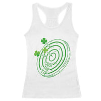 Dirty Humor Dartist St Patricks Day Gift Racerback Tank Top Just The Tip