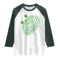 Dirty Humor Dartist St Patricks Day Gift Raglan Shirt Just The Tip