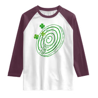 Dirty Humor Dartist St Patricks Day Gift Raglan Shirt Just The Tip