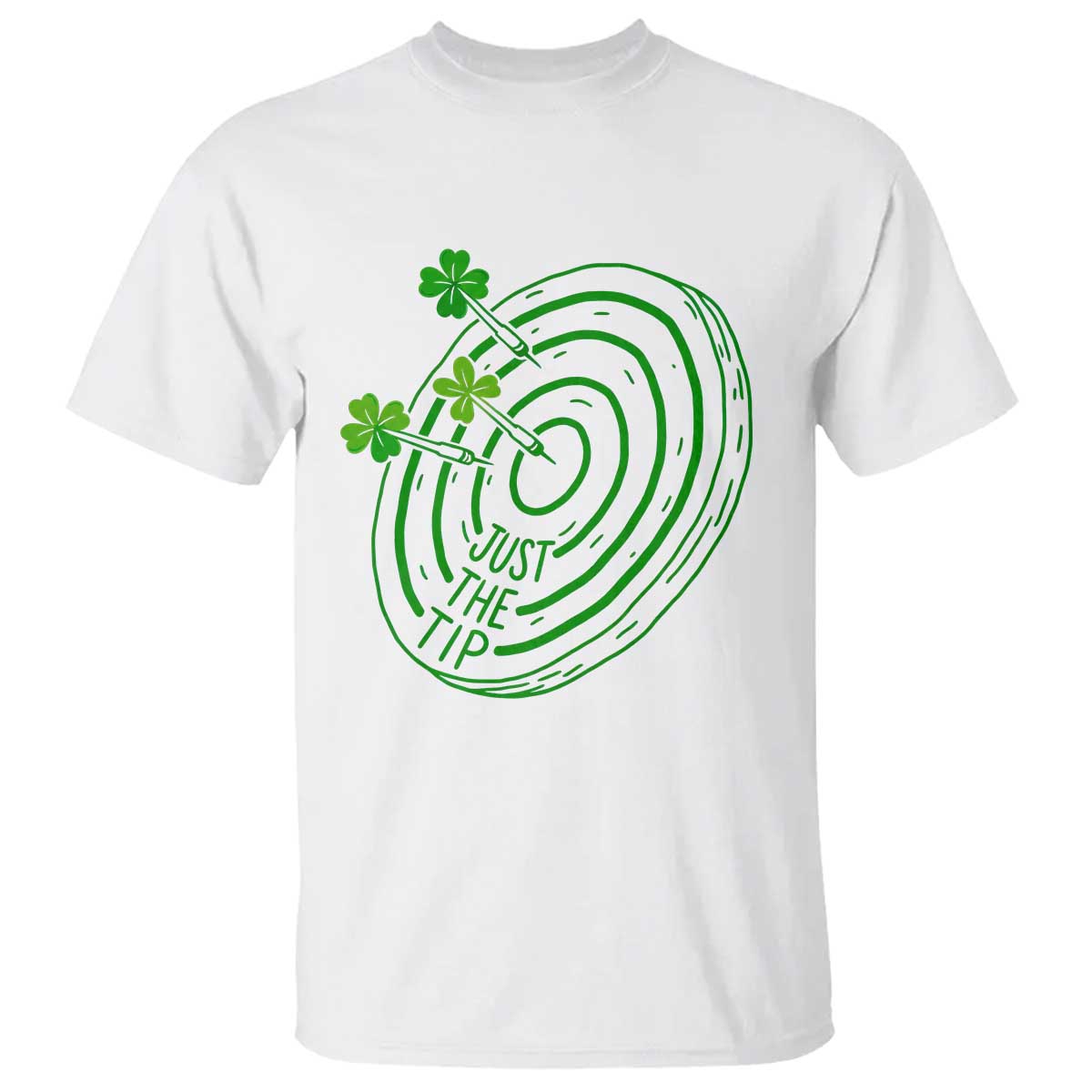 Dirty Humor Dartist St Patricks Day Gift T Shirt Just The Tip