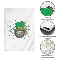 Lucky Darts Board With Irish Flag Garden Flag St Patricks Day Gift