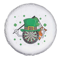 Lucky Darts Board With Irish Flag Spare Tire Cover St Patricks Day Gift