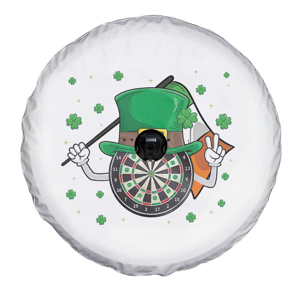 Lucky Darts Board With Irish Flag Spare Tire Cover St Patricks Day Gift