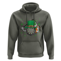 Lucky Darts Board With Irish Flag Hoodie St Patricks Day Gift