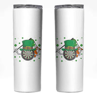 Lucky Darts Board With Irish Flag Skinny Tumbler St Patricks Day Gift