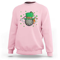 Lucky Darts Board With Irish Flag Sweatshirt St Patricks Day Gift