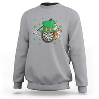Lucky Darts Board With Irish Flag Sweatshirt St Patricks Day Gift
