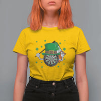 Lucky Darts Board With Irish Flag T Shirt For Women St Patricks Day Gift