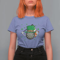Lucky Darts Board With Irish Flag T Shirt For Women St Patricks Day Gift