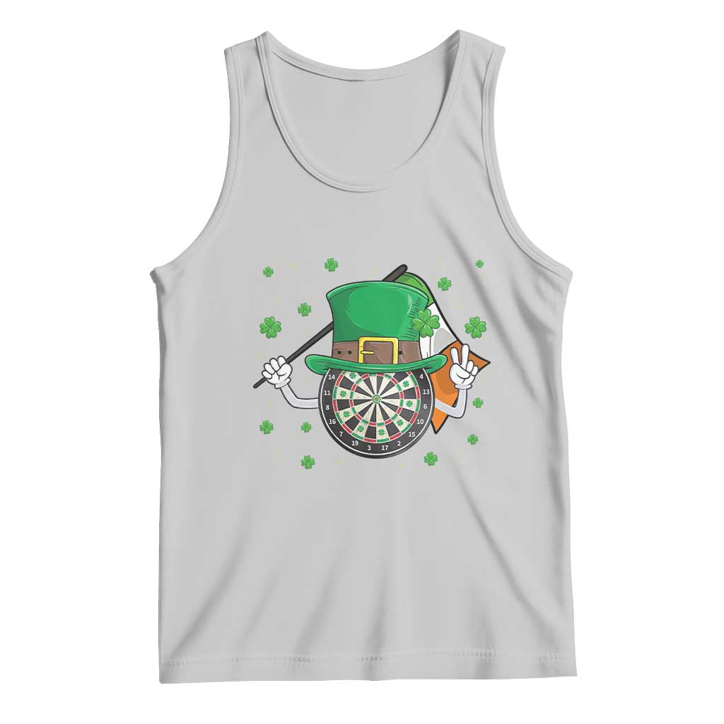 Lucky Darts Board With Irish Flag Tank Top St Patricks Day Gift