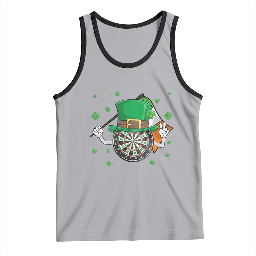 Lucky Darts Board With Irish Flag Tank Top St Patricks Day Gift