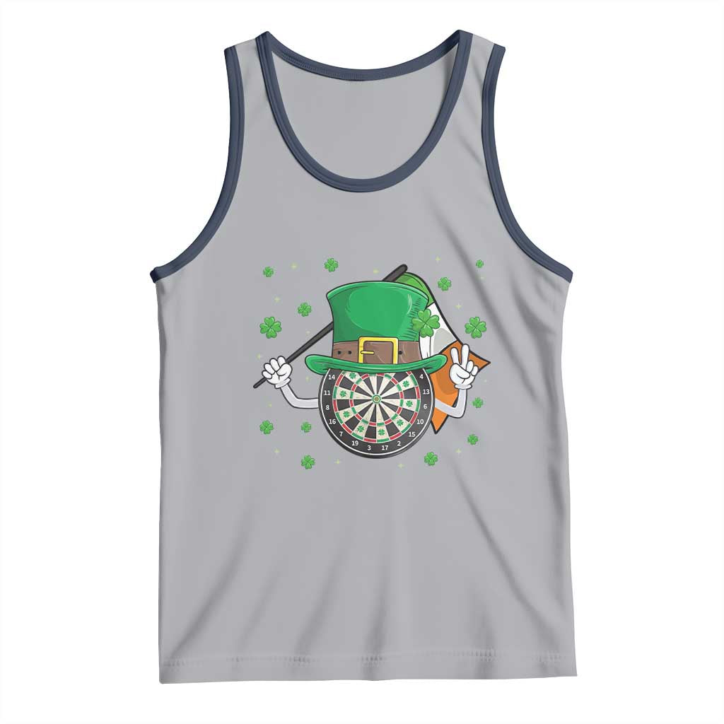 Lucky Darts Board With Irish Flag Tank Top St Patricks Day Gift
