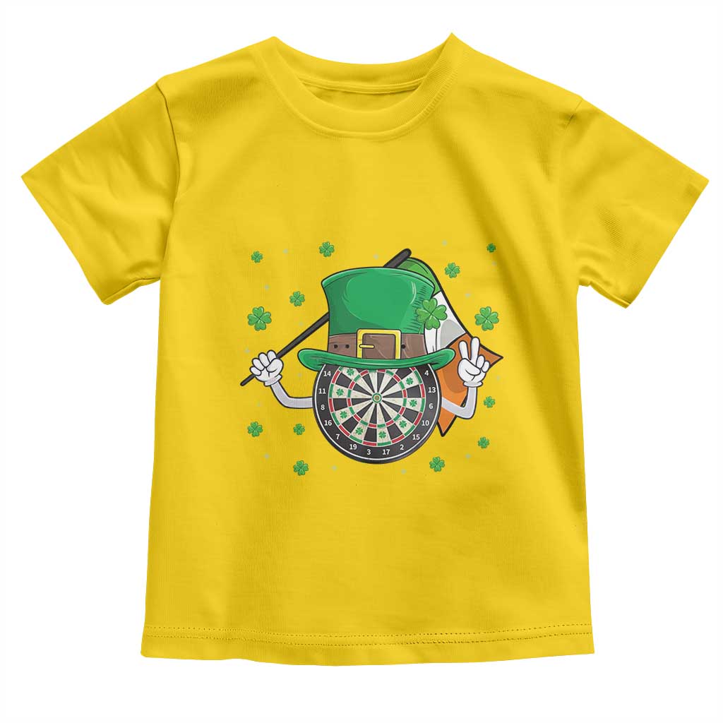 Lucky Darts Board With Irish Flag Toddler T Shirt St Patricks Day Gift