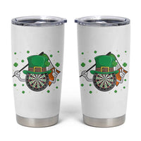 Lucky Darts Board With Irish Flag Tumbler Cup St Patricks Day Gift