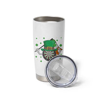 Lucky Darts Board With Irish Flag Tumbler Cup St Patricks Day Gift