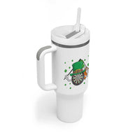 Lucky Darts Board With Irish Flag Tumbler With Handle St Patricks Day Gift