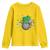 Lucky Darts Board With Irish Flag Youth Sweatshirt St Patricks Day Gift
