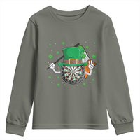 Lucky Darts Board With Irish Flag Youth Sweatshirt St Patricks Day Gift