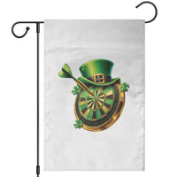 St Patricks Day Irish Darts Board Celebration Gift Garden Flag