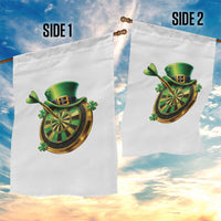 St Patricks Day Irish Darts Board Celebration Gift Garden Flag
