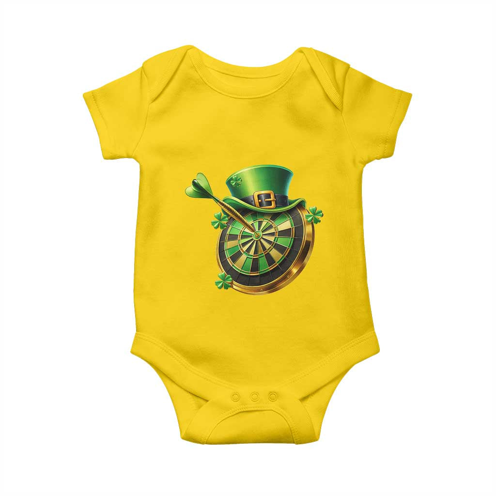 St Patricks Day Irish Darts Board Celebration Gift Baby Onesie