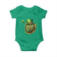 St Patricks Day Irish Darts Board Celebration Gift Baby Onesie