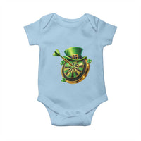 St Patricks Day Irish Darts Board Celebration Gift Baby Onesie