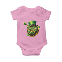 St Patricks Day Irish Darts Board Celebration Gift Baby Onesie