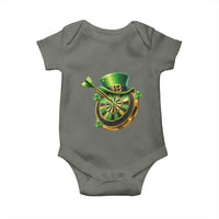 St Patricks Day Irish Darts Board Celebration Gift Baby Onesie