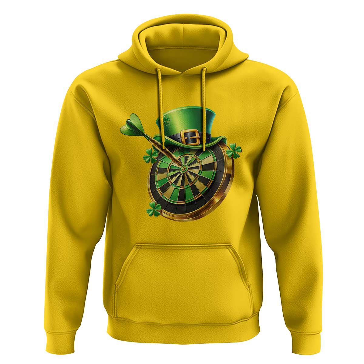 St Patricks Day Irish Darts Board Celebration Gift Hoodie
