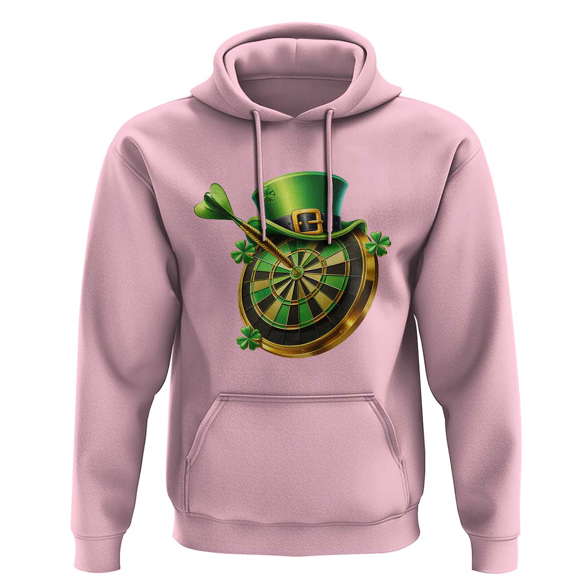 St Patricks Day Irish Darts Board Celebration Gift Hoodie