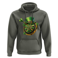 St Patricks Day Irish Darts Board Celebration Gift Hoodie