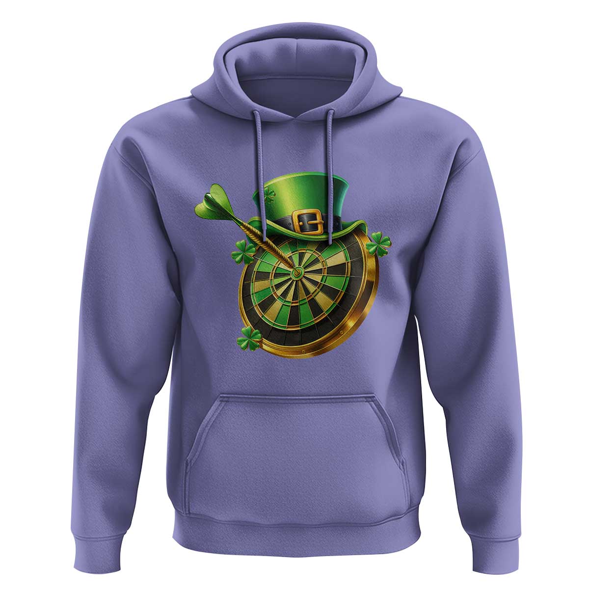St Patricks Day Irish Darts Board Celebration Gift Hoodie