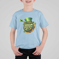 St Patricks Day Irish Darts Board Celebration Gift T Shirt For Kid