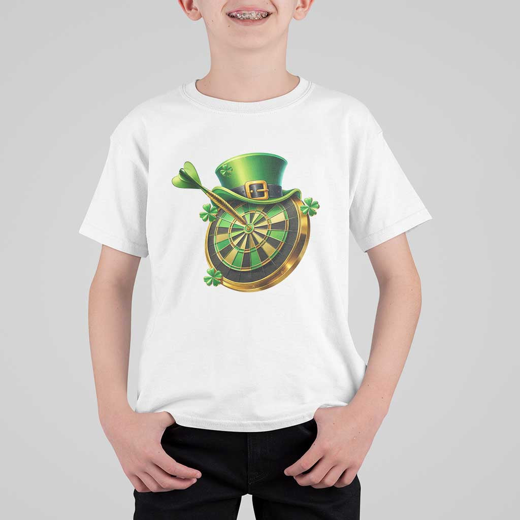 St Patricks Day Irish Darts Board Celebration Gift T Shirt For Kid