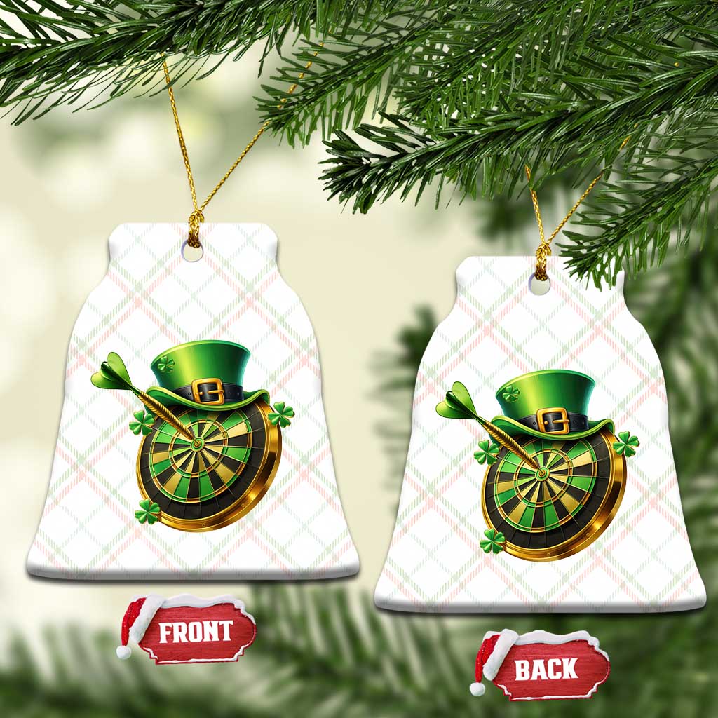 St Patricks Day Irish Darts Board Celebration Gift Ceramic Ornament