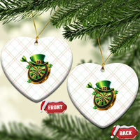 St Patricks Day Irish Darts Board Celebration Gift Ceramic Ornament