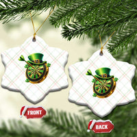 St Patricks Day Irish Darts Board Celebration Gift Ceramic Ornament