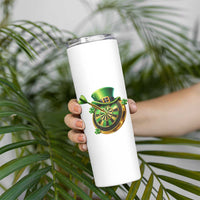 St Patricks Day Irish Darts Board Celebration Gift Skinny Tumbler