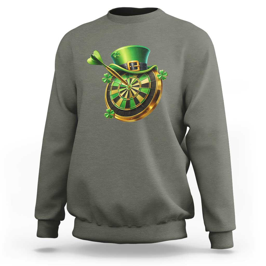 St Patricks Day Irish Darts Board Celebration Gift Sweatshirt