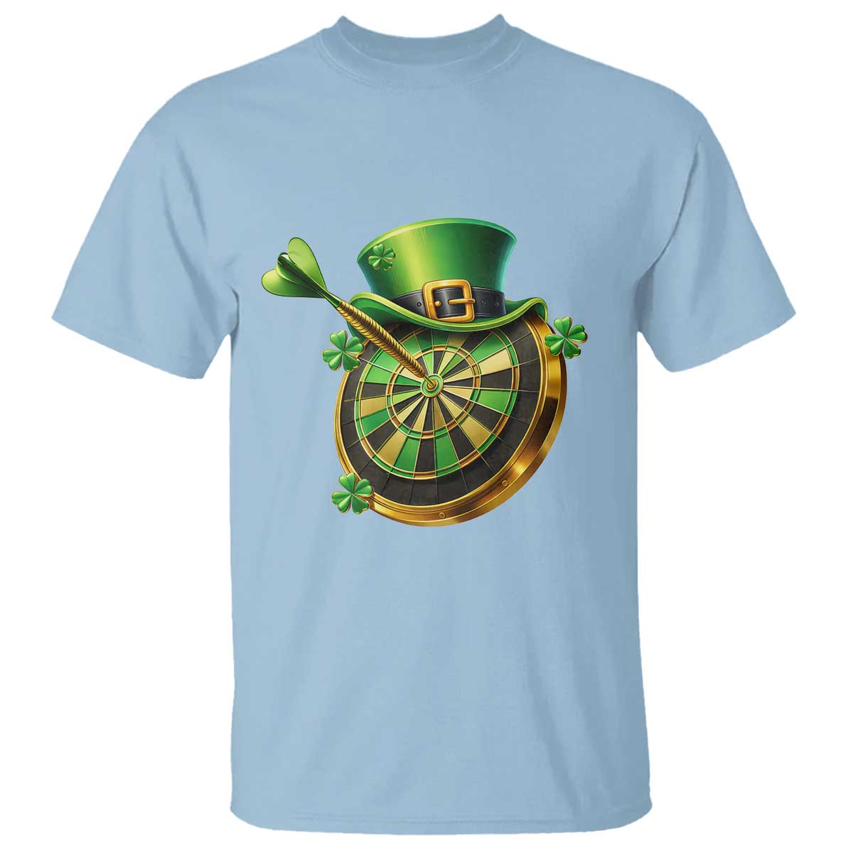 St Patricks Day Irish Darts Board Celebration Gift T Shirt
