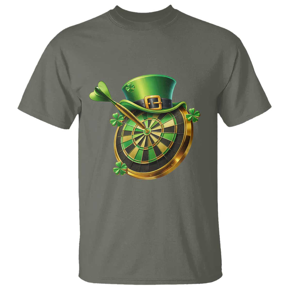 St Patricks Day Irish Darts Board Celebration Gift T Shirt