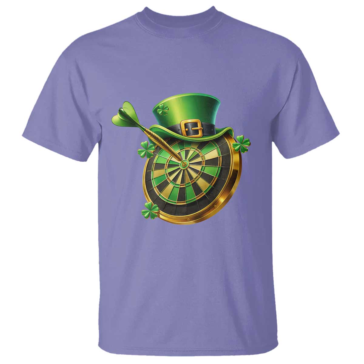 St Patricks Day Irish Darts Board Celebration Gift T Shirt