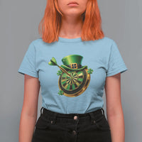 St Patricks Day Irish Darts Board Celebration Gift T Shirt For Women
