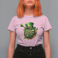 St Patricks Day Irish Darts Board Celebration Gift T Shirt For Women