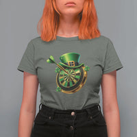 St Patricks Day Irish Darts Board Celebration Gift T Shirt For Women