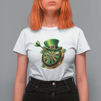 St Patricks Day Irish Darts Board Celebration Gift T Shirt For Women