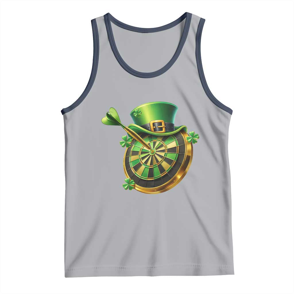 St Patricks Day Irish Darts Board Celebration Gift Tank Top