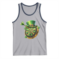 St Patricks Day Irish Darts Board Celebration Gift Tank Top